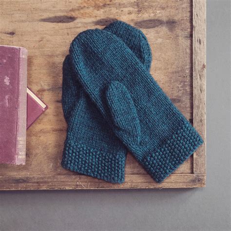 Downloadable Warm Ladies Mittens Knitting Pattern