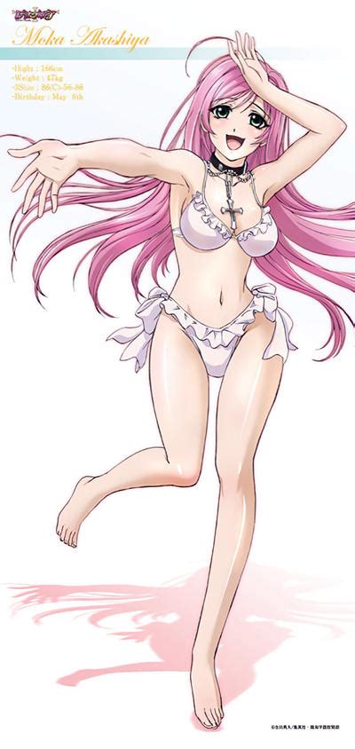 Rosario Vampire Moka Akashiya White Bikini By Darkslayer00 On Deviantart