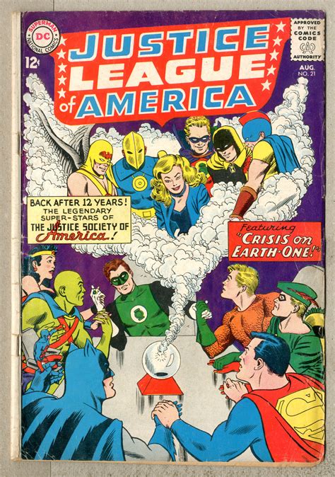 Justice League Of America 21 Vg 35 1963 1st Sa App Hourman Dr