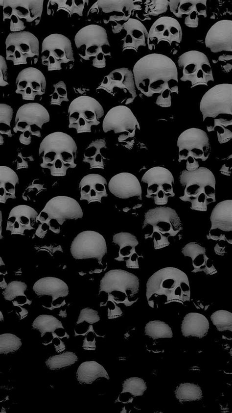 Skull Background And Wallpaper Image Black And White Wallpaper
