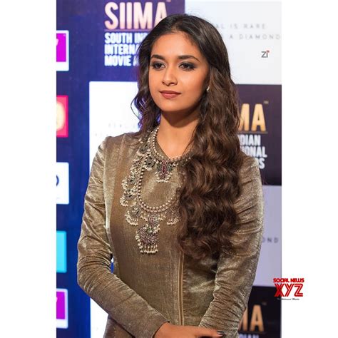 Actress Keerthy Suresh Stills From Siima Awards 2019 Day 2 Social