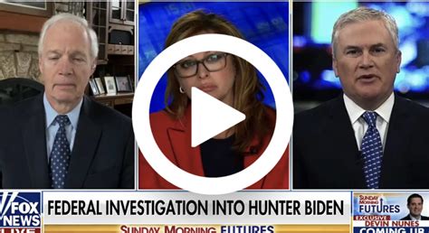 Icymi Comer Joins Fox News Questions Joe Bidens Connection To Hunter
