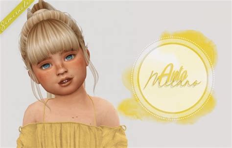Anto Milano Hair Toddler Version At Simiracle Sims 4 Updates