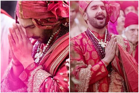 Ranveer Singh Outshines Every Groom In His Wedding Outfits Weddingsutra Blog