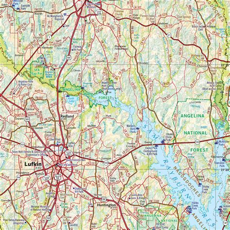 Texas Road And Recreation Atlas Benchmark Maps