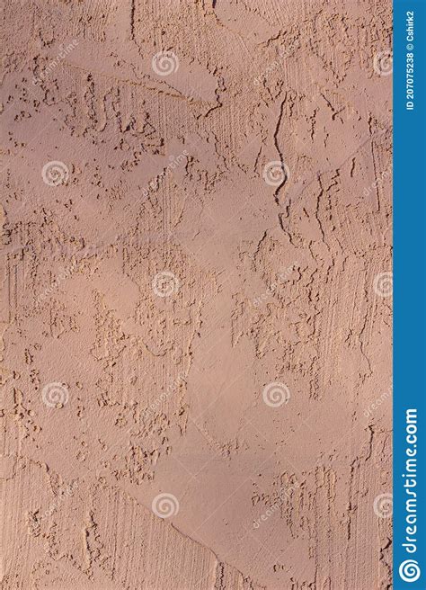 Vintage Reddish Brown Exterior Stucco Wall Texture Background Stock