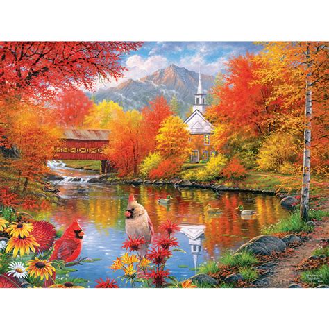 New daily puzzles each and every day! Autumn Tranquility 1000 Piece Jigsaw Puzzle | Bits and Pieces