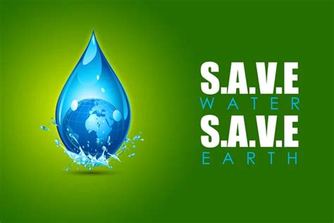 Save Water — Stock Vector © Vectomart 5484349