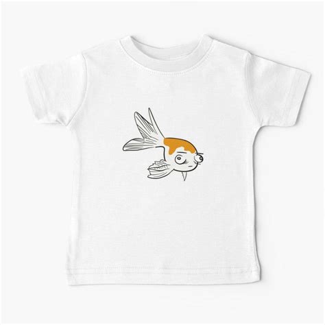 Derpy Goldfish Baby T Shirt By Subtlesplit Baby Tshirts Kids Tshirts