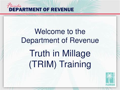 Welcome To The Department Of Revenue Ppt Download