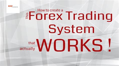 Forex Trading Strategy That Works How To Create It Youtube
