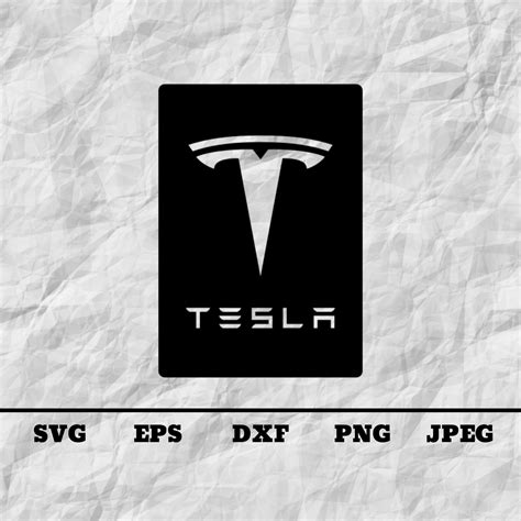 Tesla Logo Vector Files For Cricut Silhouette Clipart Svg Etsy Australia