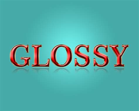 Create Glossy Text Effect In Photoshop Graphicrp