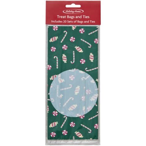 Holiday Home™ Treat Bags And Ties Sweet Treats 20 Pk Fred Meyer