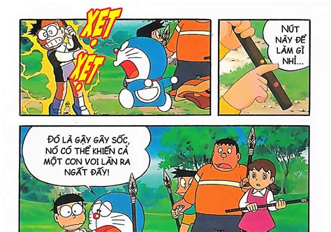 Doraemon Truyện Dài Phiên Bản điện ảnh Màu Tập 10 Nước Nhật Thời Nguyên Thủy Truyện Tranh