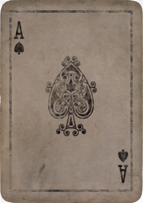 Vintage Playing Cards Acepng