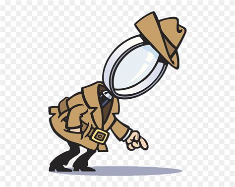 Download Detective Cartoon Clipart 5755071 Pinclipart