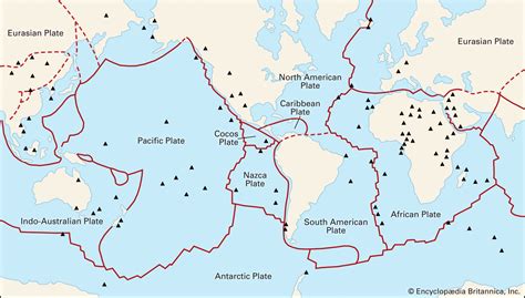 Types Of Plate Boundaries Map
