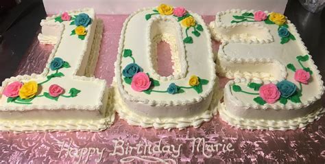 103 Number Birthday Cake Number Birthday Cakes Birthday Crafts Cake