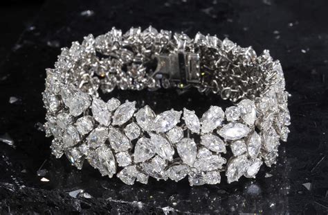 Estate Platinum And Diamond Bracelet By Cartier Worth Its Weight At