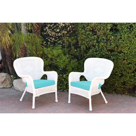 From dining tables and chairs to chaise lounges and sofas, browse modern pieces today. Set of 2 Windsor White Resin Wicker Chair with Sky Blue ...