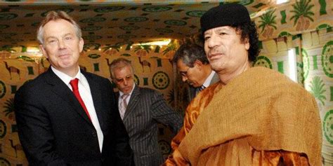 transcripts of tony blair s chats with gaddafi reveal former pm urging libyan leader to stand