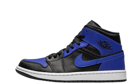 Nike Air Jordan 1 Mid Royal Blue 554724 077 Sneakers Heat