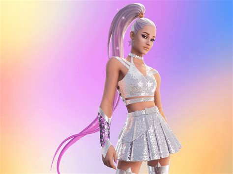 ariana grande glides into fortnite for rift tour concert man of many