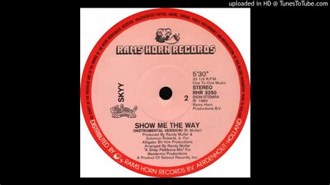 Skyy Show Me The Way Instrumental 1983 Youtube