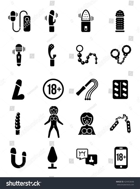 sex toy vector icon set 424453648 shutterstock