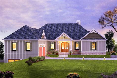 Plan 24389tw 4 Bed Craftsman House Plan With Walk Out Basement Vrogue