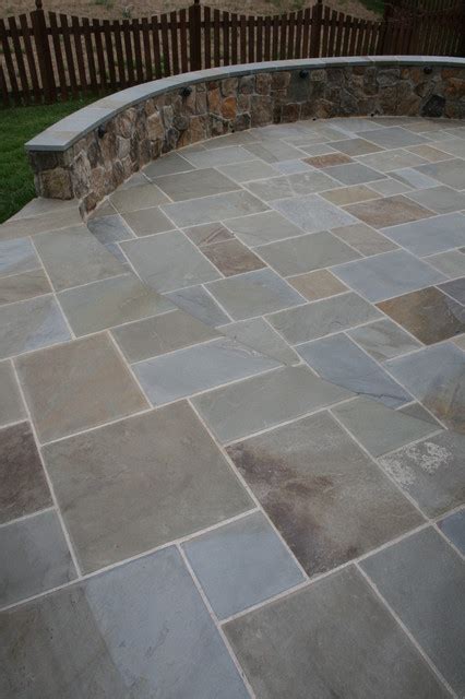 Pennsylvania Flagstone Patio Multi Level Traditional Patio Dc