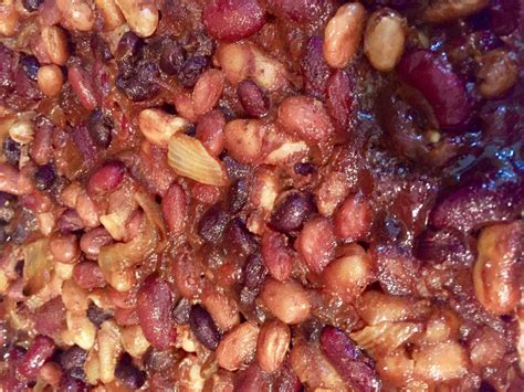 Bourbon Baked Beans Baked Beans Vegan Worcestershire Sauce Baked Dishes