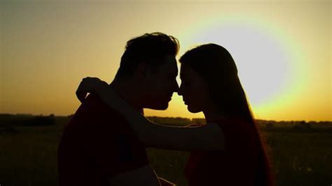 90 Passionate Couple Kissing In Sunrise Stock Videos And Royalty Free