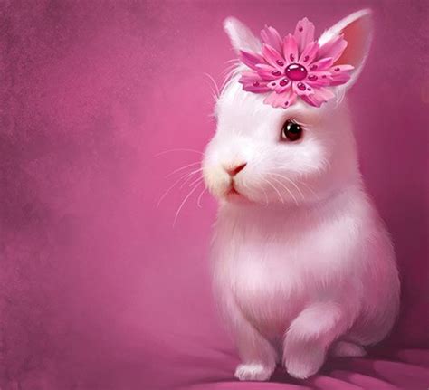 Cute Easter Bunny Wallpaper Wallpapersafari