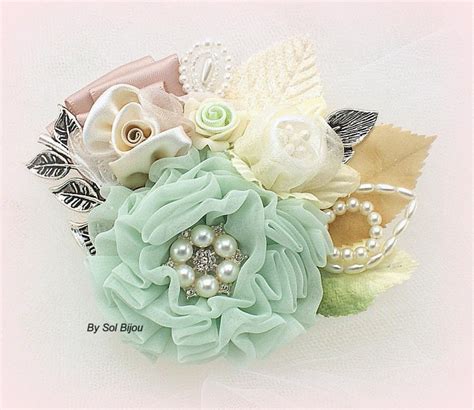Brooch Boutonniere Groom Corsage Button Hole Mother Of The Bride