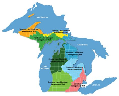 Map Of Michigan Inland Lakes Maping Resources