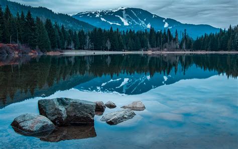 4569269 Clouds Forest British Columbia Landscape Reflection