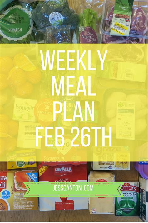I Hope You Can Find Some Inspiration From My Meal Plan For This Week