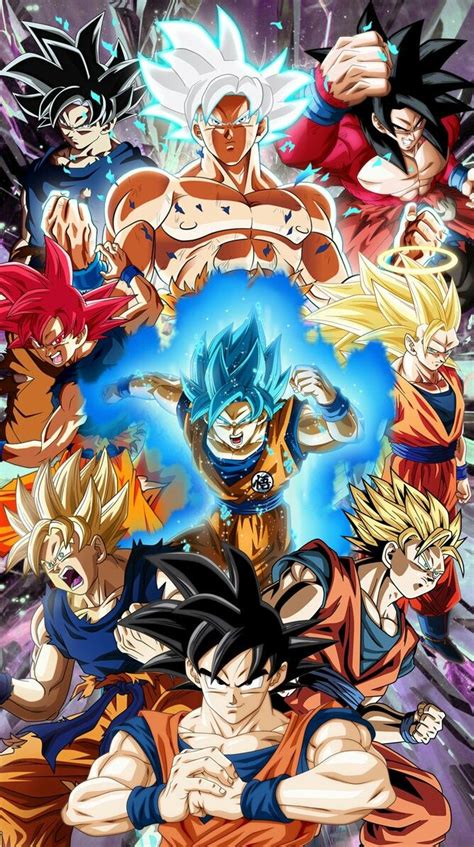 All Stages Of Super Saiyan For Goku Dragon Ball Gt Dragon Ball Super