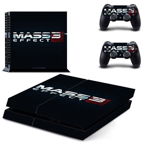 Mass Effect Ps4 Skin Decal For Console And Controllers Ps4 Skins Ps4
