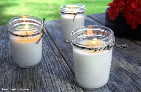 How To Make A Homemade Citronella Candle