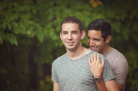 Outdoor Gay Engagement Shoot In Massachusetts Popsugar Love Sex