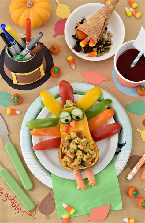 Thanksgiving Themed Foods Fork And Beans