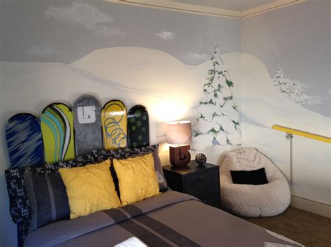 Haydens Snowboard Room Quarto De Rapaz Quarto De Menina Ideias