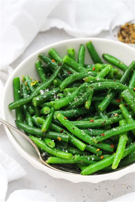 Seasoned Green Beans • One Lovely Life