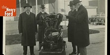 Henry and Wilfred Leland with a Liberty Engine, Detroit, Michigan ...