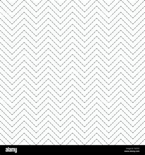 Abstract Seamless Pattern Of Dotted Zigzag Lines Modern Stylish