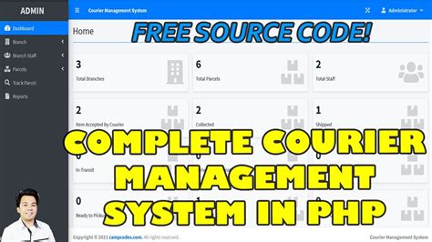 Complete Courier Management System In PHP MySQL Free Source Code