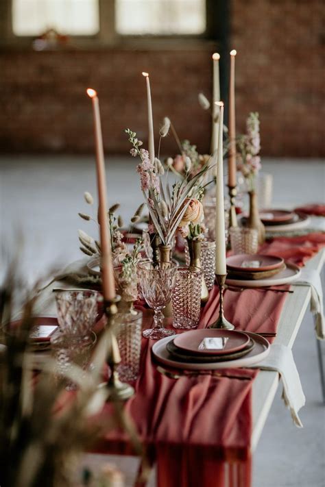 Summer Boho Style Tablescape Inspiration Intimate Weddings